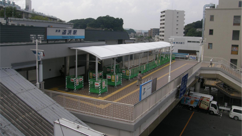 京急追浜駅ペデ上屋新設工事（バリアフリー化工事）